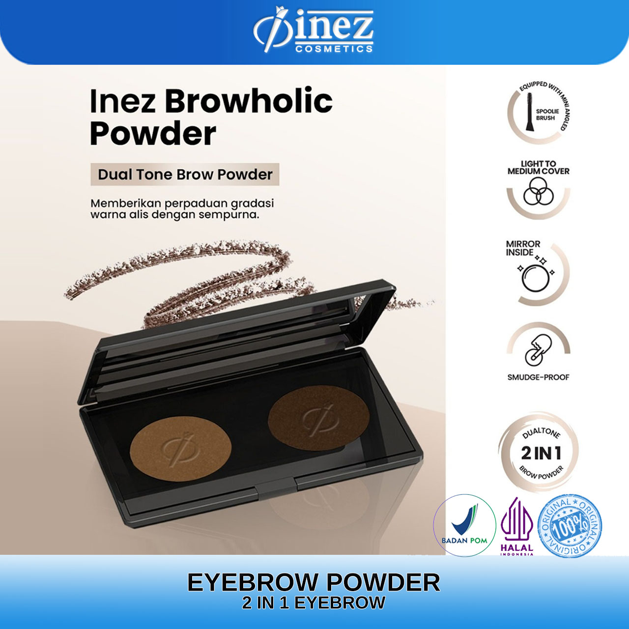INEZ Browholic Eyebrow Powder