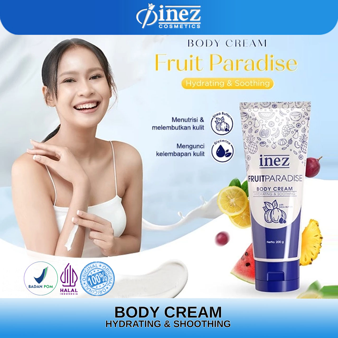 INEZ Body Cream Fruit Paradise