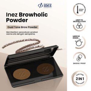 INEZ Browholic Eyebrow Powder - Gambar 2