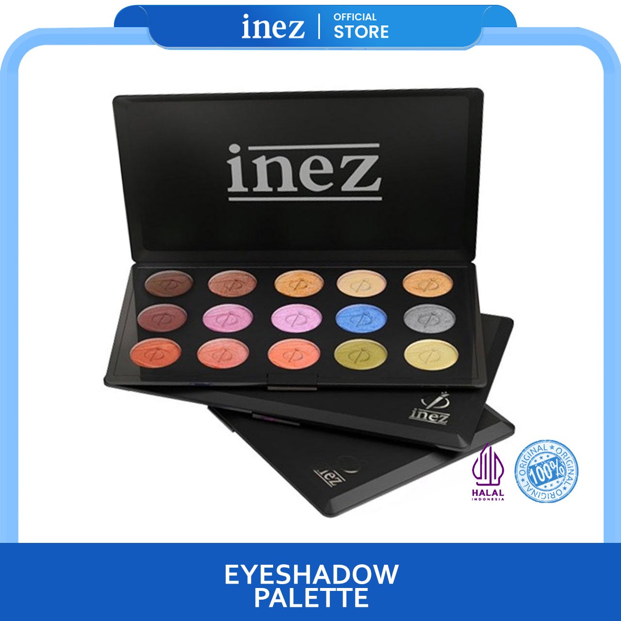 INEZ Eyeshadow Palette Color Contour Plus - Gambar 2