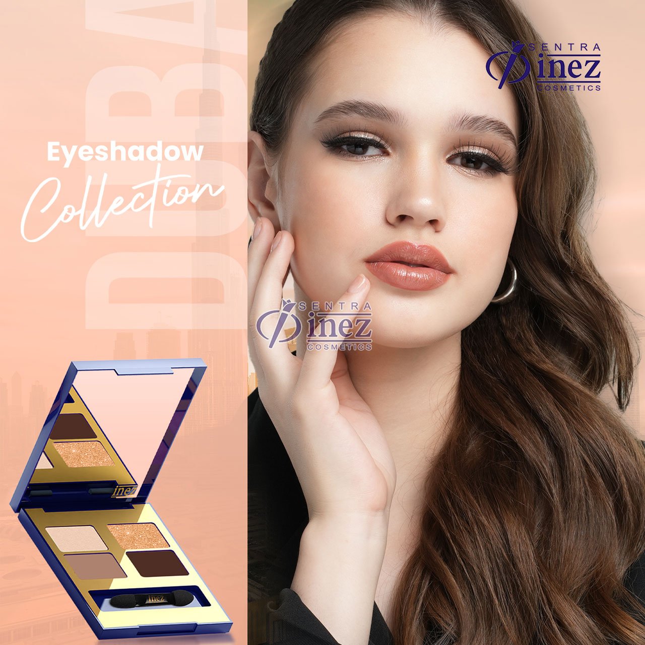 INEZ Eyeshadow Collection Color Contour Plus New Case - Gambar 2