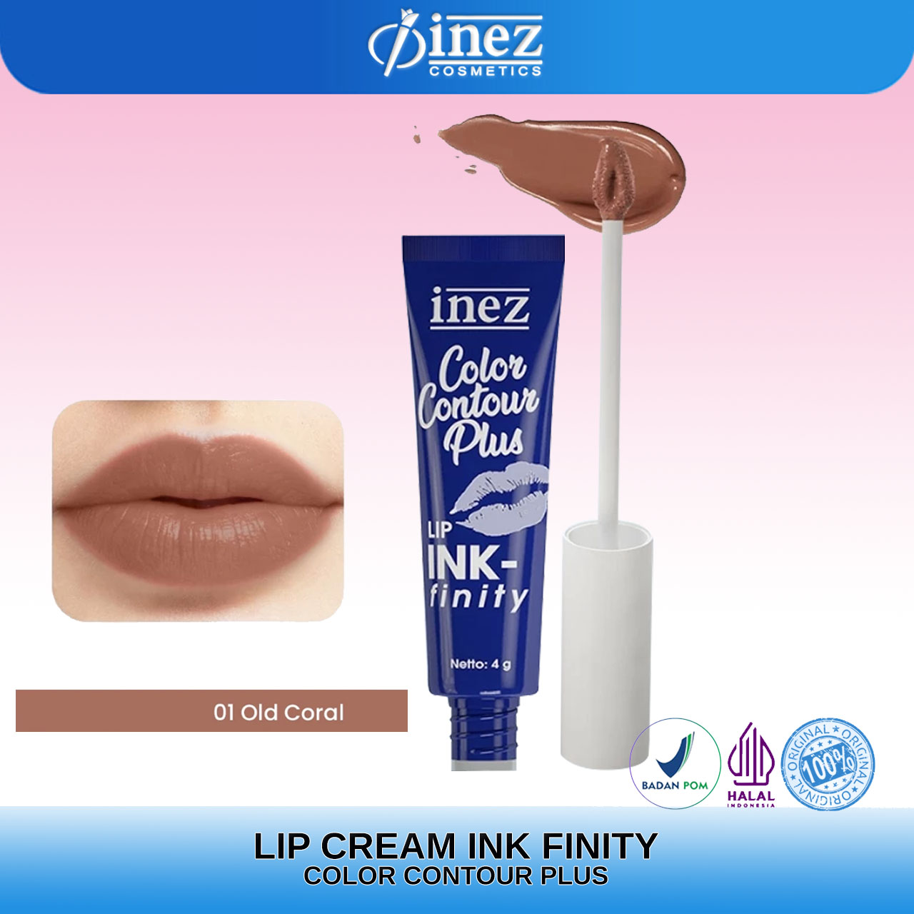 INEZ Lipstick Lip INK-finity Liquid Lip Color Lipstik - Gambar 2