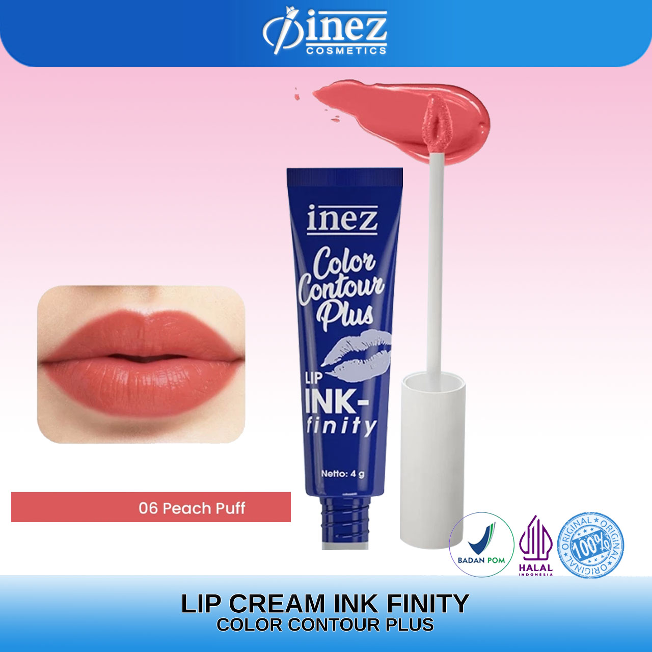 INEZ Lipstick Lip INK-finity Liquid Lip Color Lipstik - Gambar 7