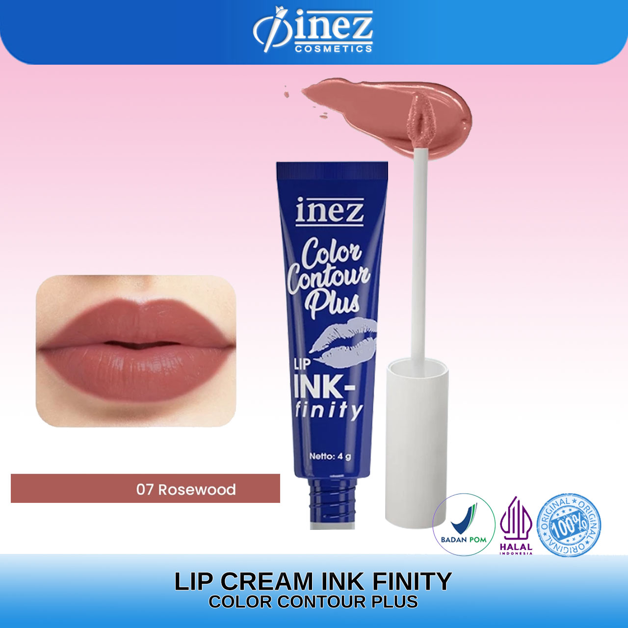 INEZ Lipstick Lip INK-finity Liquid Lip Color Lipstik - Gambar 8