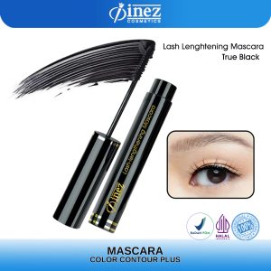 INEZ Mascara Lash Lengthening Color Contour Plus Maskara True Black