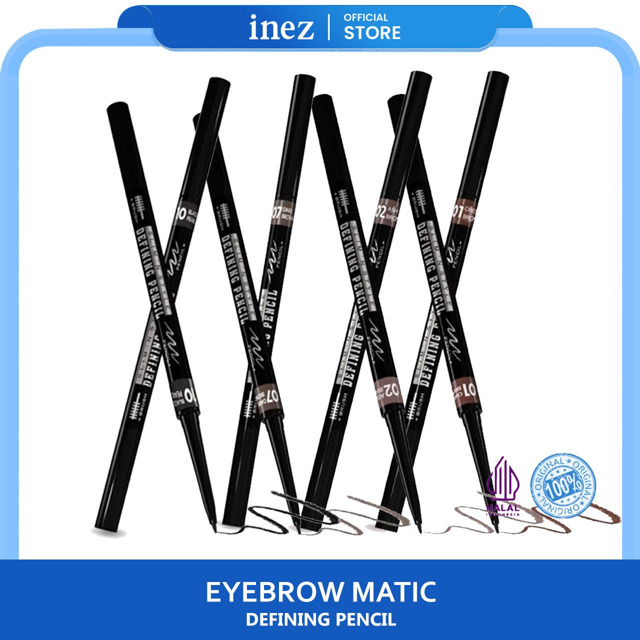 INEZ Eyebrow Slim N Style Defining Pencil