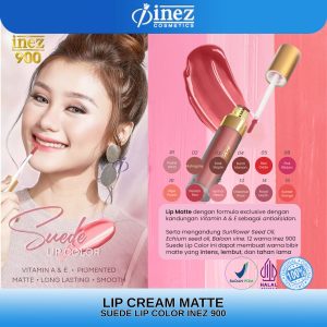 INEZ Suede Lip Color Lipcream Matte Lip Cream