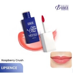 INEZ Lip Tint Lipsence Liptint Natural Glossy Finish Color Contour Plus - Gambar 4