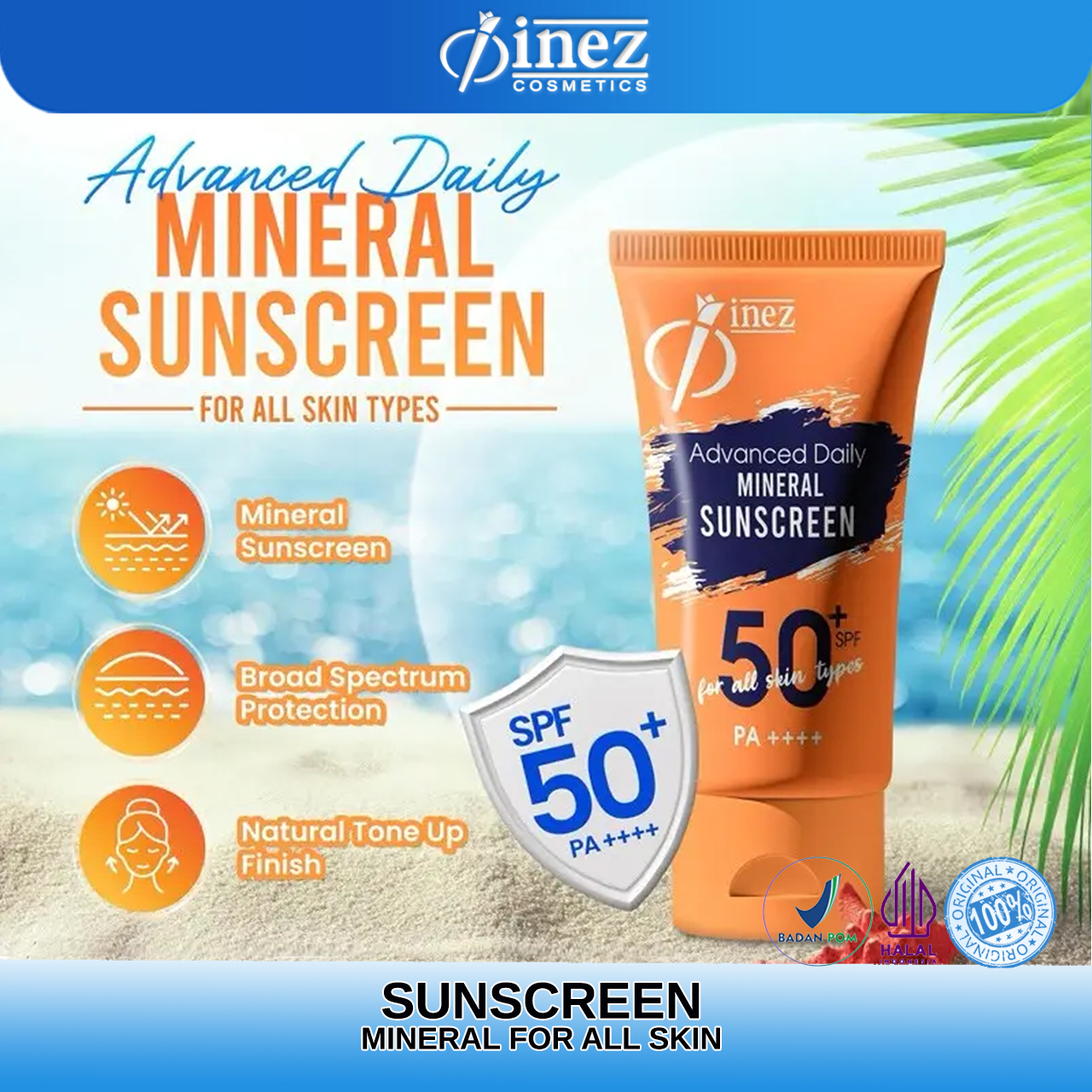 INEZ Advance Daily Mineral Sunscreen