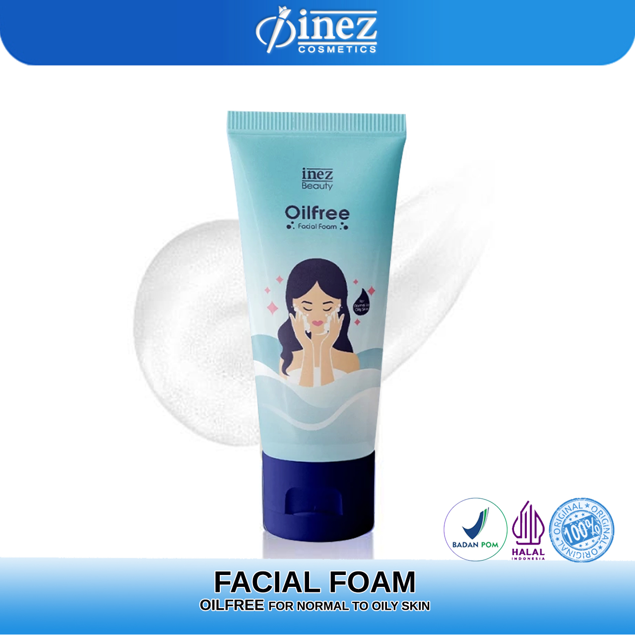 INEZ Oil free Facial Foam - Gambar 2