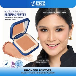 INEZ Radiant Touch Bronzing Powder Makeup Sun Kissed Look