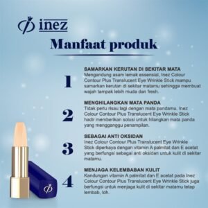 INEZ Eye Cream Stick Translucent Eye Wrinkle New Case - Gambar 6