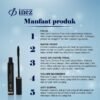 INEZ Mascara Lash Lengthening Color Contour Plus Maskara True Black - Gambar 7